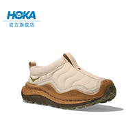 HOKA ONE ONE男女款春夏户外运动休闲舒缓鞋ORA PRIMO TP舒适复古 燕麦色/深褐色 38 （圈口紧，拍大2码）