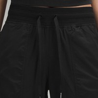 露露乐蒙lululemon丨Dance Studio 女士宽松剪裁中腰工装运动裤 拒水 LW5GODA 黑色 L