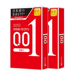 冈本 001聚氨酯超薄安全套 3只