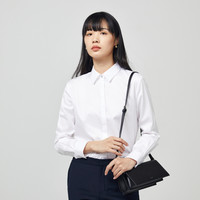 雅戈尔春秋季女士长袖衬衫商务免烫上班工作服白衬衣1718 34