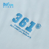 361°童装男女童运动短袖短裤套装2025年夏季通码套装 机灵蓝/经典黑 150