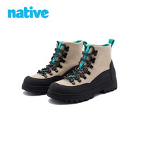 Native秋冬逃离城市马丁靴短靴男女鞋徒步户外休闲鞋时尚潮酷 摩卡棕&黑色 43