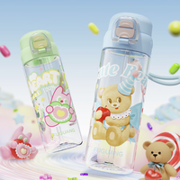 富光 FG0512-650 塑料杯 650ml 蓝色