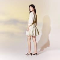 【娃娃裙】春夏甜美可爱宽松七分袖连衣裙女气质百搭时尚