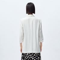 【醋酸】西装外套女春秋职业装气质女神范春秋白色西装九分袖