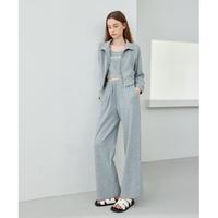 【休闲运动三件套】春款外套+背心搭阔腿裤舒适套装