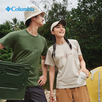 Columbia哥伦比亚户外春夏同款简约时尚圆领运动短袖T恤AE1363 352 2XL (190/104A) (190/104A)