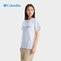 Columbia哥伦比亚户外25春夏男女简约圆领运动短袖T恤AE1363 108 男女同款 2XL (190/104A)