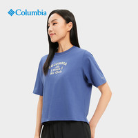 Columbia哥伦比亚户外春夏女子时尚印花透气运动舒适短袖T恤AR3545 593 M (160/84A) M(160/84A)