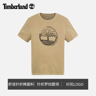 添柏岚（Timberland）男款短袖T恤春夏户外休闲透气|A6BCM A6BCMDH4/甘草黄 M