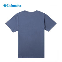 Columbia哥伦比亚春夏男款城市户外吸湿透气时尚印花针织短袖T恤AE8915 478 S