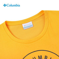 Columbia哥伦比亚春夏男款城市户外吸湿透气时尚印花针织短袖T恤AE8915 880 XL