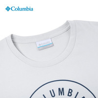 Columbia哥伦比亚春夏男款城市户外吸湿透气时尚印花针织短袖T恤AE8915 043 M