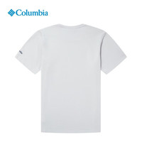 Columbia哥伦比亚春夏男款城市户外吸湿透气时尚印花针织短袖T恤AE8915 043 S