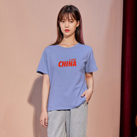 JEANSWEST/真维斯 纯棉 女士圆领短袖T恤