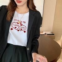 2025春夏潮流时尚韩版上衣女百搭休闲女款休闲圆领短袖T恤