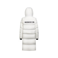 波司登（BOSIDENG）哈尔滨羽绒服男女款短款90绒连帽防风保暖厚外套 冰雪白8C66 2XL 180/100A