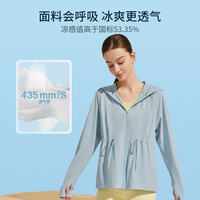 波司登（BOSIDENG）防晒衣母亲节女收腰显瘦外套防紫外线UPF100+B30525012X 云水蓝|5364 3XL 185/106A