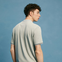 Champion冠军短袖t恤男纯棉polo衫女2024夏季翻领美式 M 藏青色