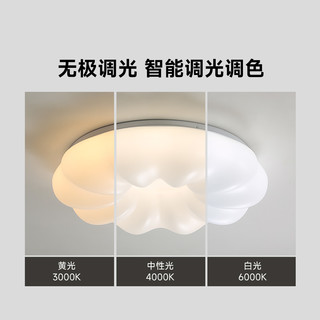OSRAM欧司朗奶油风智能吸顶灯