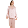 金三塔 真丝睡衣女 100%桑蚕丝两件套