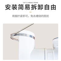 diy下水管排水管改造猫爬架配件实木猫窝太空舱道自制通天柱猫架