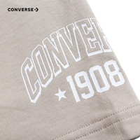 Converse匡威儿童装短裤季薄款男女大童运动裤子外穿五分裤 羽毛灰咖 160 /66 【身高152-158cm】