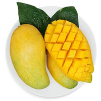 颜曼箐金煌芒芒果特大果 当季现摘广西大芒果新鲜水果青皮芒果整箱送礼 净重 单果250g+