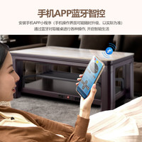 长虹取暖桌长方形烤火桌电炉取暖桌电暖桌电热取暖桌电暖炉电烤桌烤火炉取暖器桌升降茶几餐桌两用 1.6米电磁炉+桌面底板双升降+拉链桌套