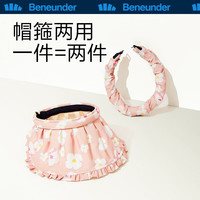 蕉下（beneunder）儿童防晒帽BM500夏季防紫外线遮阳帽大帽檐太阳帽子 开熏 均码