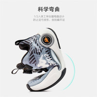 Kappa Kids背靠背卡帕童鞋秋季运动鞋男轻便透气防滑耐磨跑步鞋