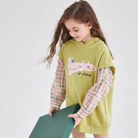 笛莎童装女童连衣裙春秋2025洋气露营大童公主裙儿童卫衣裙子