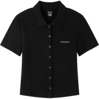 Semir/森马 正肩字母肌理 女士POLO衫