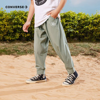 匡威（Converse）匡威童装儿童夏季长裤男童裤子防蚊裤中大童运动裤薄款速干裤 铬绿 130 /56 【身高116-122cm】