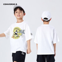 Converse【猫和老鼠系列】匡威童装男童短袖T恤25夏新款休闲宽松凉感上衣 【建议身高152-158cm】