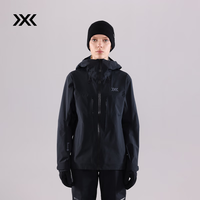 XBIONIC旷野隐者戈尔3L硬壳冲锋衣女Gore-Tex Pro 防风防水登山滑雪徒步 暗夜黑 S