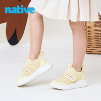 native童鞋2024秋冬儿童运动鞋男女童休闲鞋一脚蹬 粉色|白色 33码