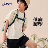 asics/亚瑟士童装2025年夏季男女童舒适棉感运动舒适抗菌T恤 6000紫色 120