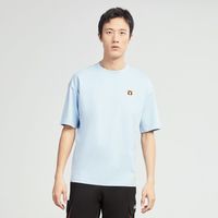 探路者春夏男女短袖T恤户外休闲运动衣圆领印花棉感透气吸汗TAJJ
