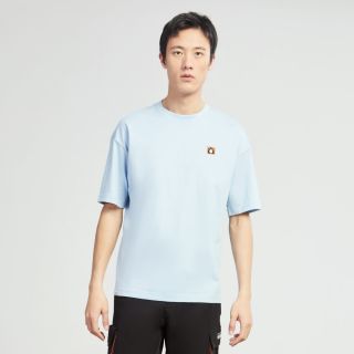 探路者春夏男女短袖T恤户外休闲运动衣圆领印花棉感透气吸汗TAJJ