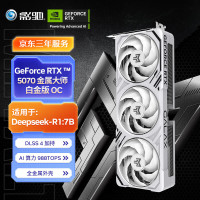 PLUS会员:影驰 GeForce RTX 5070 金属大师 白金版 OC DLSS 4 电竞游戏/设计剪辑/AI本地部署电脑显卡