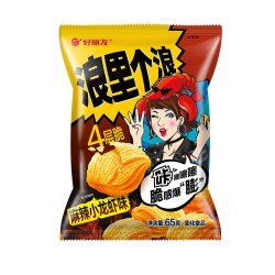 好丽友膨化食品_好丽友 浪里个浪 麻辣小龙虾味 65g多少钱-什么值得买