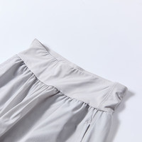 笛莎(DEESHA)童装儿童女童短裤2025夏季中大童休闲柔软速干短裤 浅灰 130