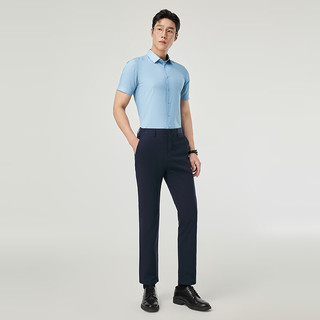 雅戈尔（YOUNGOR）短袖衬衫男TR桑蚕丝混纺衬衫有光泽柔软细腻干爽舒适2025 素色VSZS114798HFY