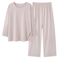 自由系女士睡衣【25年新品】家居服套装长款春秋可外穿套头休闲简约时尚