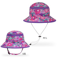 SUNDAY AFTERNOONSSundayAfternoons婴儿童渔夫帽卡通可爱透气防晒遮阳便携可折叠 紫色鲜花 儿童 S码