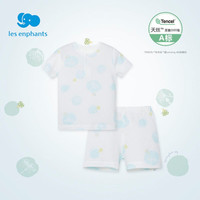 丽婴房（Les enphants）童装婴儿衣服儿童短袖睡衣套装宝宝两粒扣内衣套装夏 90CM/2岁
