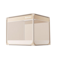 全品屋蚊帐防摔母婴儿童家用加固加厚围栏蚊帐架1.5x2米【A级帐纱】