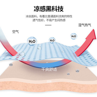 意尔嫚 A类冰丝席凉席双人三件套咖色150*200cm【可水洗】 【A类抗菌】冰丝乳胶 咖色