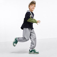 迪士尼（Disney）童装男童针织运动长裤2025年春秋装儿童户外休闲帅气裤子 浅麻灰 120